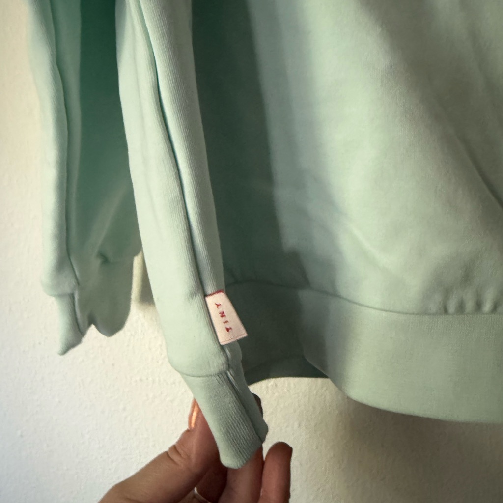 Tiny Cottons Mint Green Pullover Sweatshirt — image 4 of 5